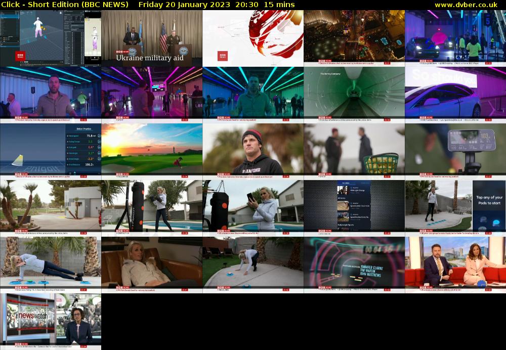 Click - Short Edition (BBC NEWS) Friday 20 January 2023 20:30 - 20:45