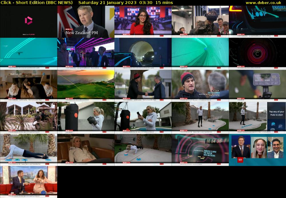Click - Short Edition (BBC NEWS) Saturday 21 January 2023 03:30 - 03:45