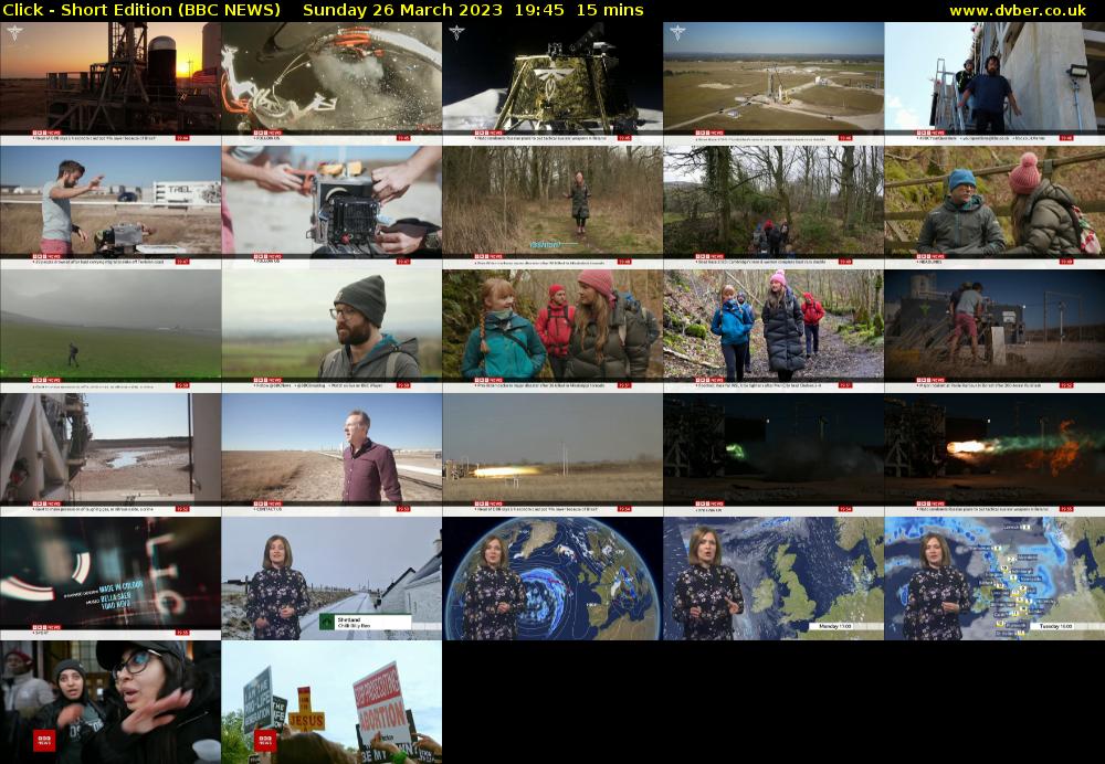 Click - Short Edition (BBC NEWS) Sunday 26 March 2023 19:45 - 20:00