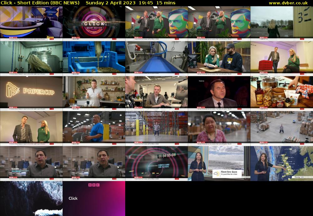 Click - Short Edition (BBC NEWS) Sunday 2 April 2023 19:45 - 20:00