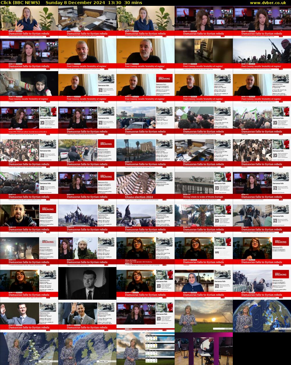 Click (BBC NEWS) Sunday 8 December 2024 13:30 - 14:00