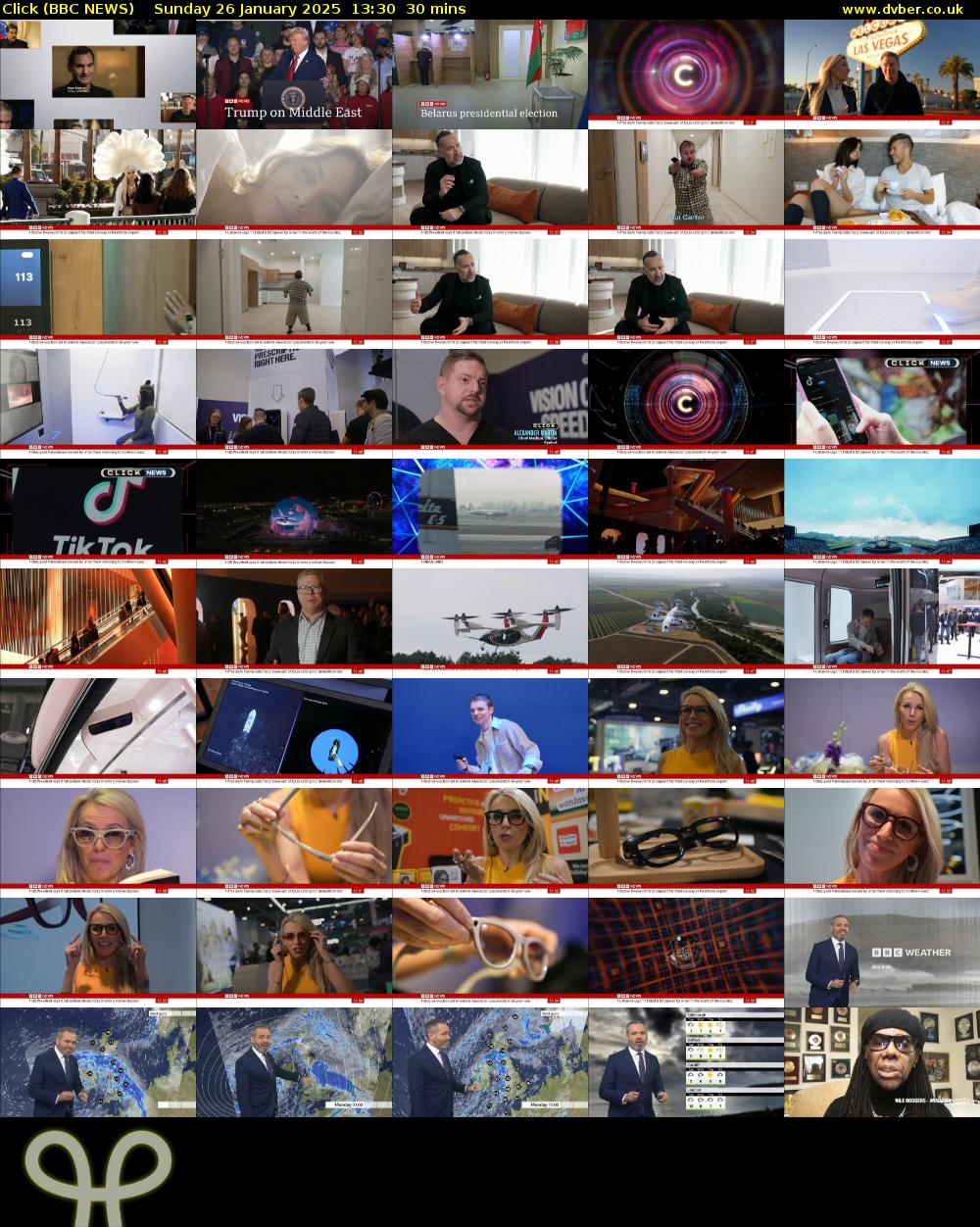 Click (BBC NEWS) Sunday 26 January 2025 13:30 - 14:00