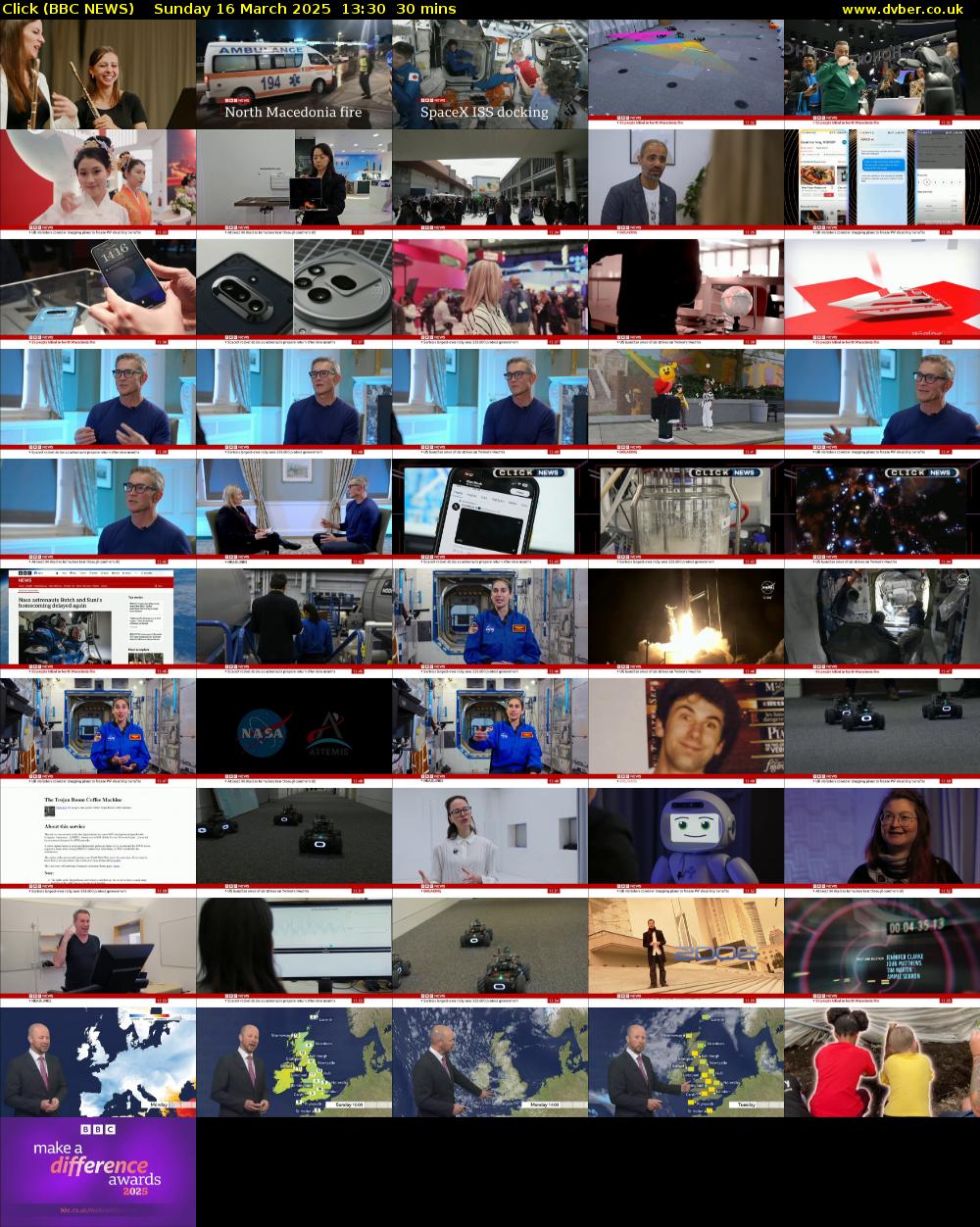 Click (BBC NEWS) Sunday 16 March 2025 13:30 - 14:00