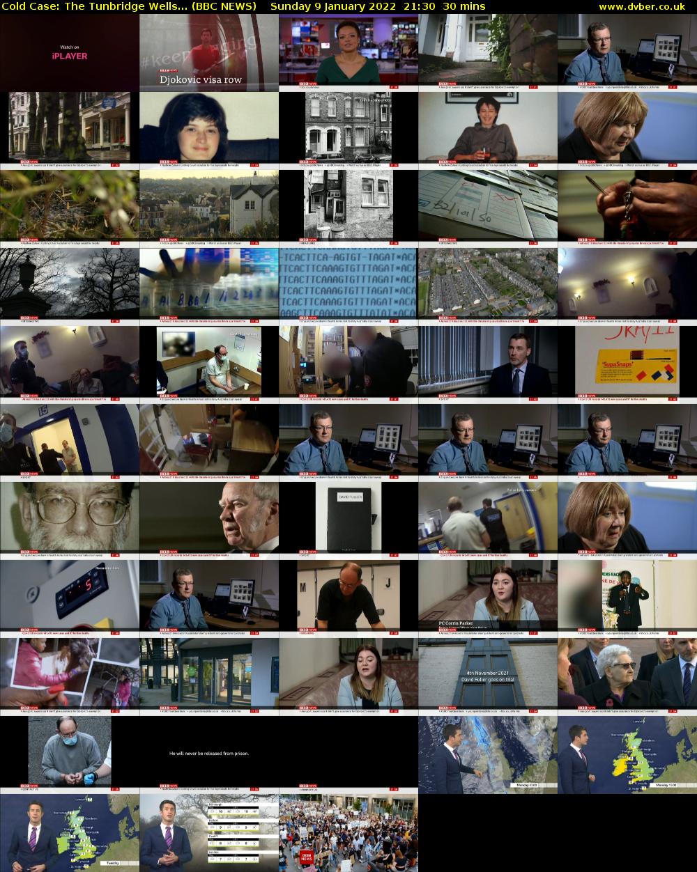 Cold Case: The Tunbridge Wells... (BBC NEWS) Sunday 9 January 2022 21:30 - 22:00