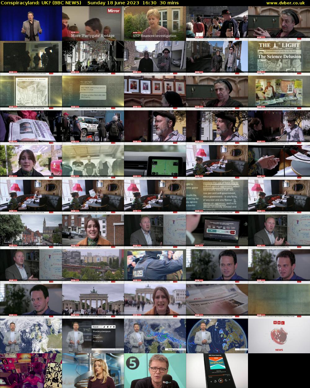 Conspiracyland: UK? (BBC NEWS) Sunday 18 June 2023 16:30 - 17:00
