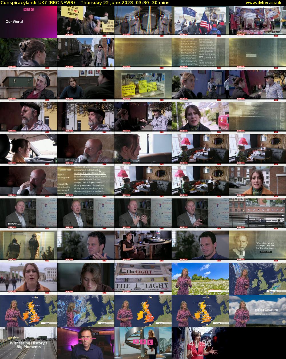 Conspiracyland: UK? (BBC NEWS) Thursday 22 June 2023 03:30 - 04:00