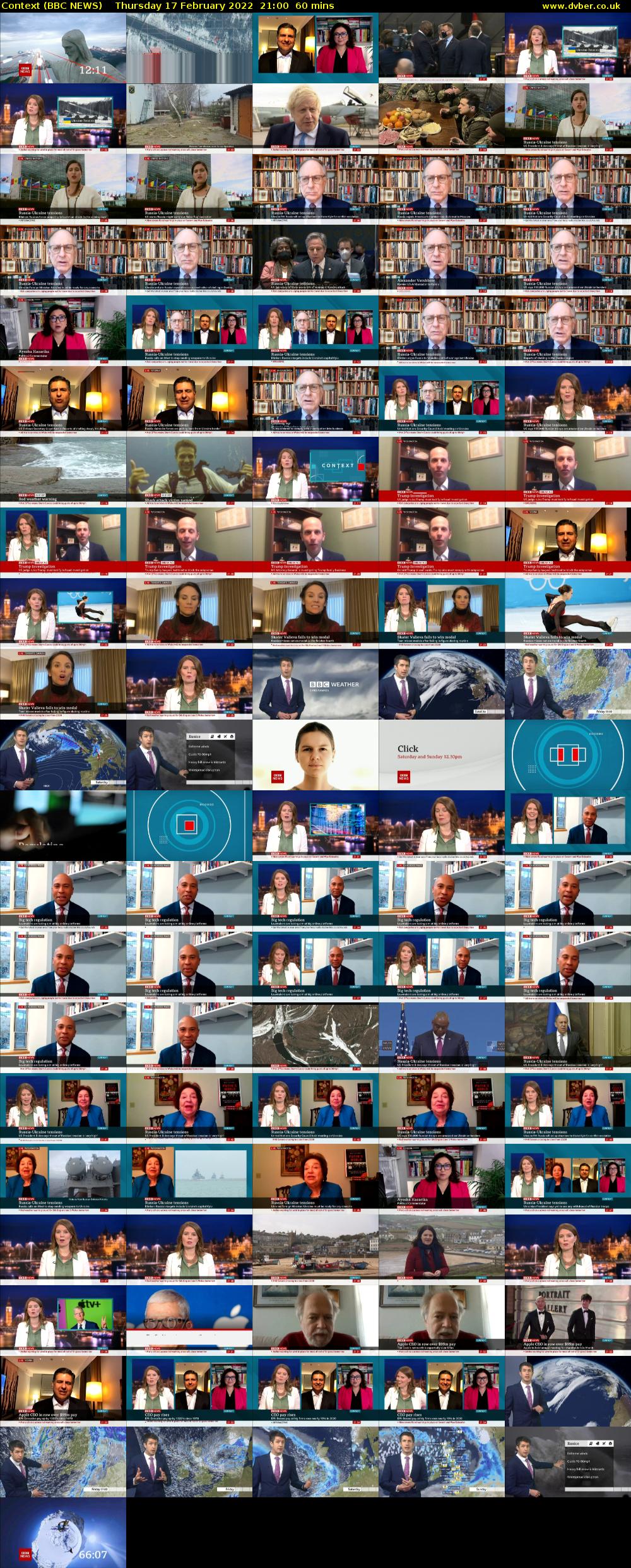 Context (BBC NEWS) Thursday 17 February 2022 21:00 - 22:00