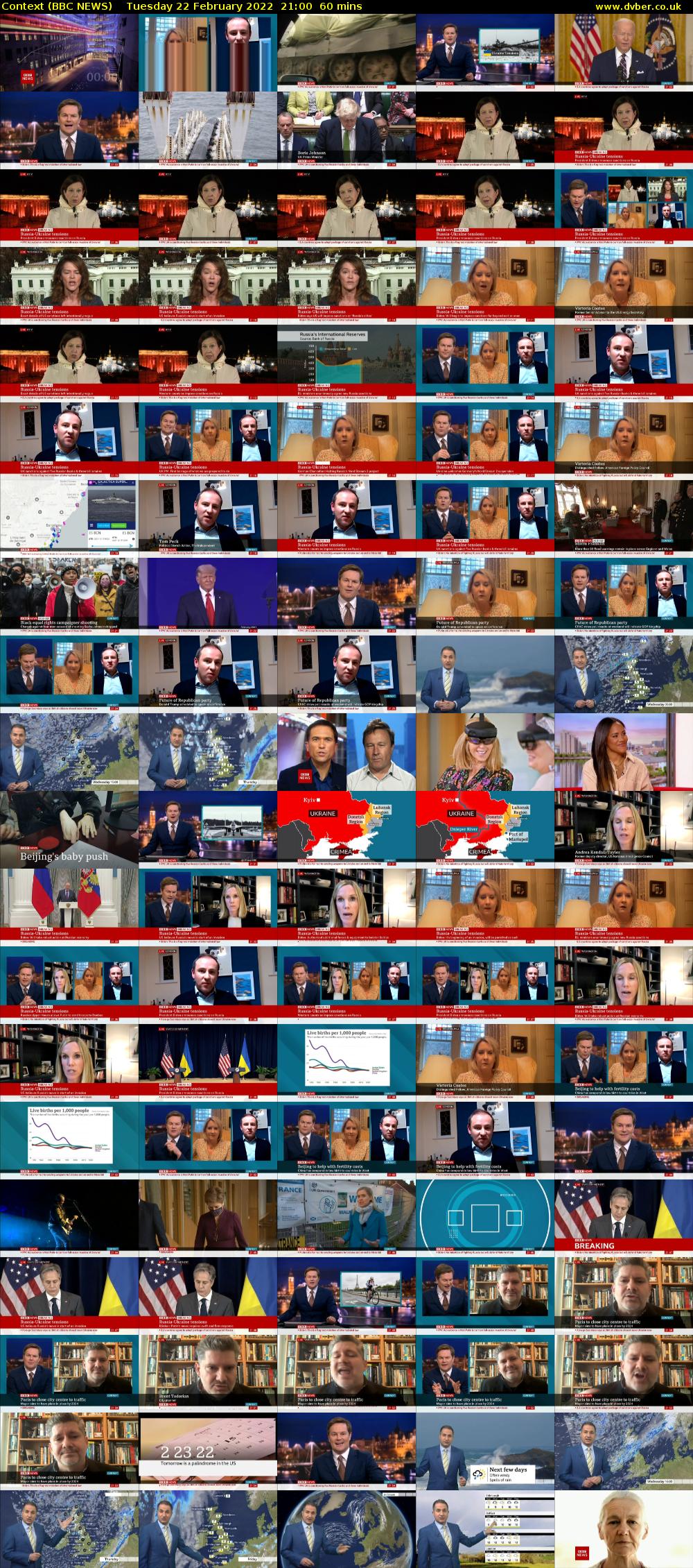 Context (BBC NEWS) Tuesday 22 February 2022 21:00 - 22:00