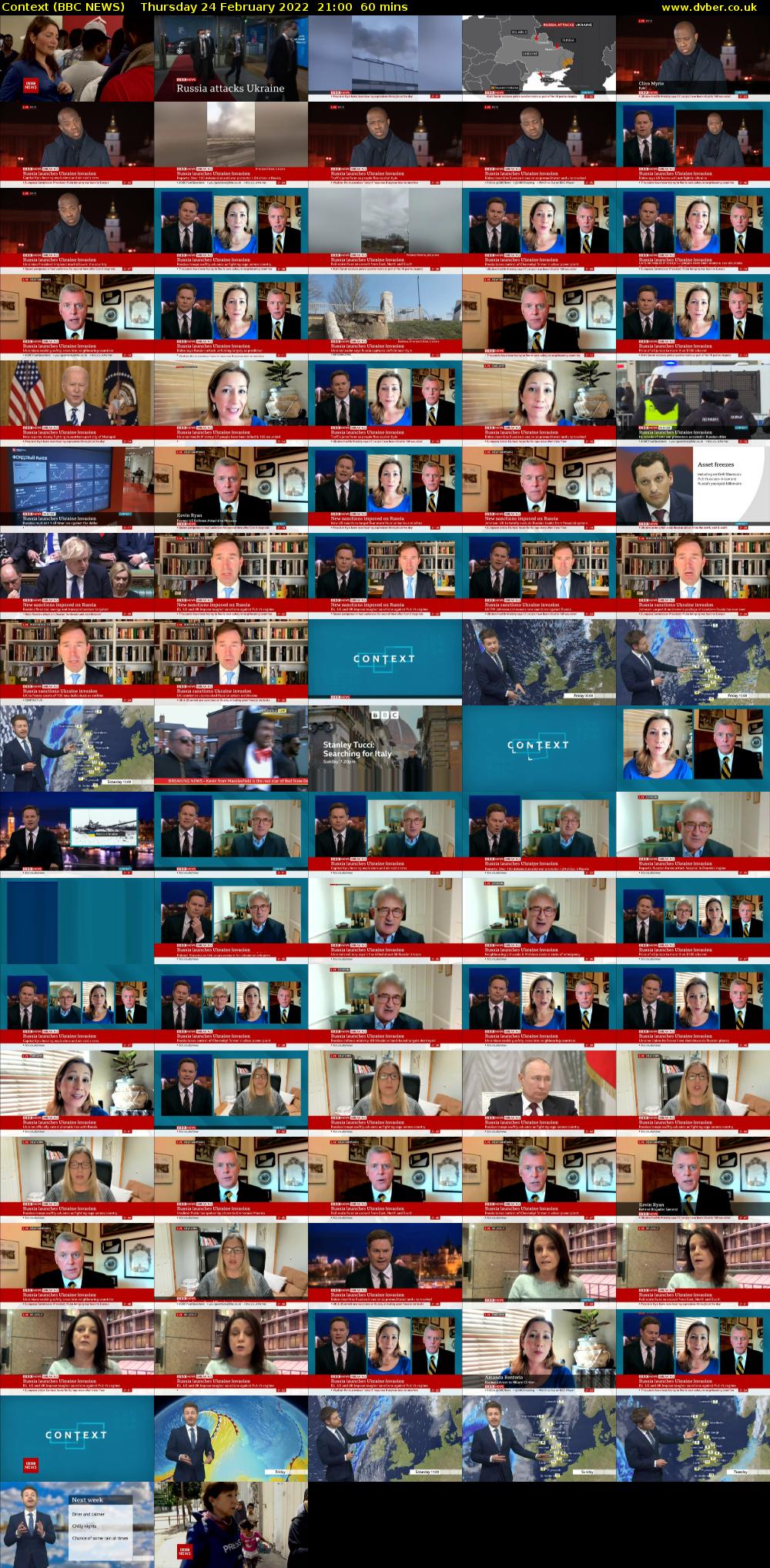 Context (BBC NEWS) Thursday 24 February 2022 21:00 - 22:00