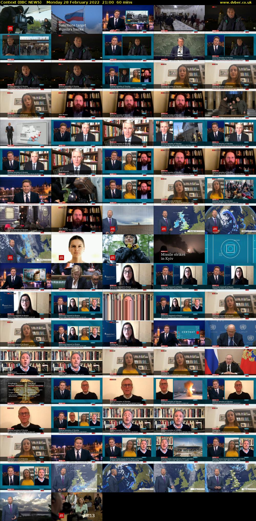 Context (BBC NEWS) Monday 28 February 2022 21:00 - 22:00