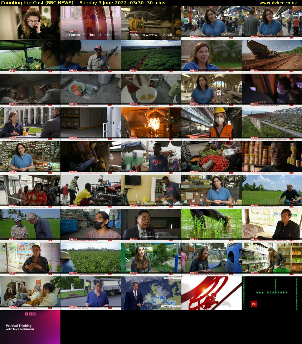 Counting the Cost (BBC NEWS) Sunday 5 June 2022 03:30 - 04:00