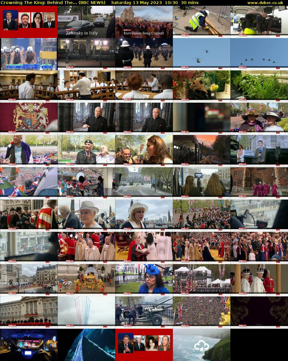Crowning The King: Behind The... (BBC NEWS) Saturday 13 May 2023 10:30 - 11:00