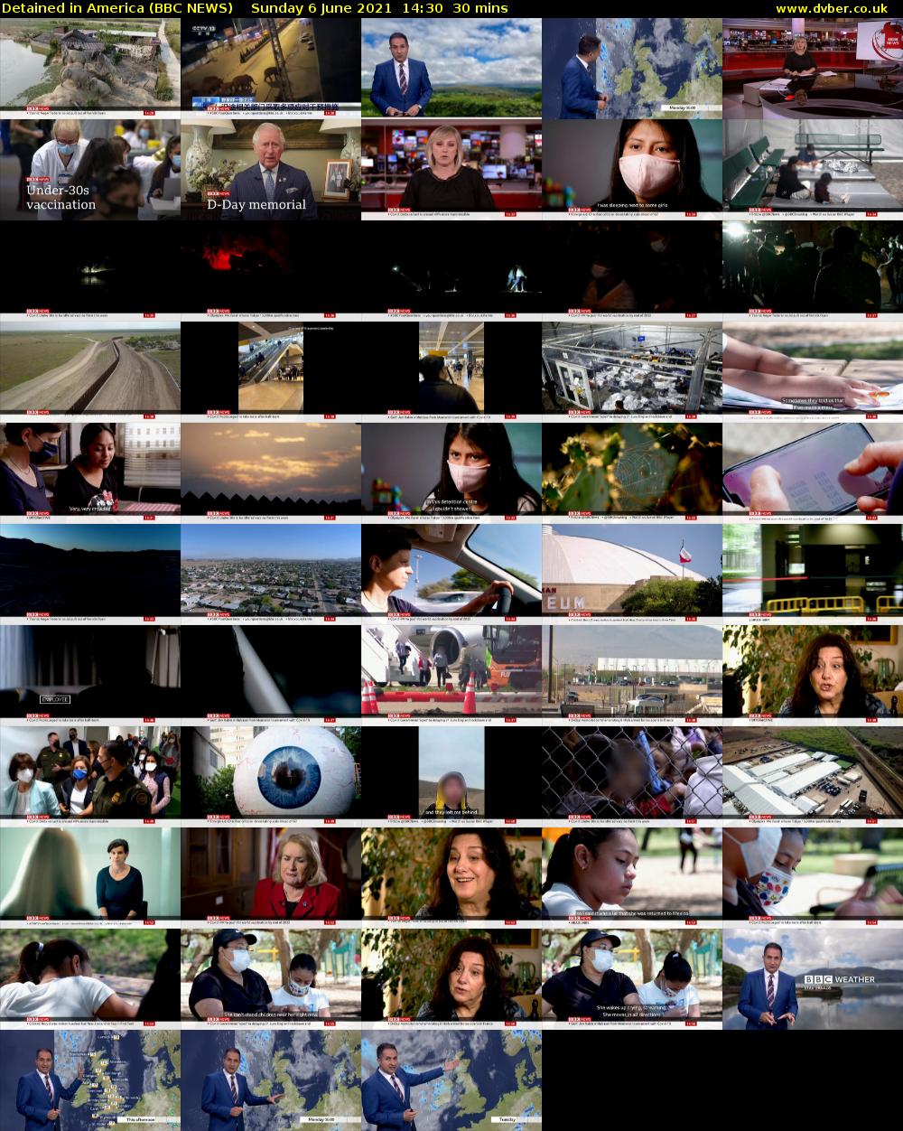 Detained in America (BBC NEWS) Sunday 6 June 2021 14:30 - 15:00