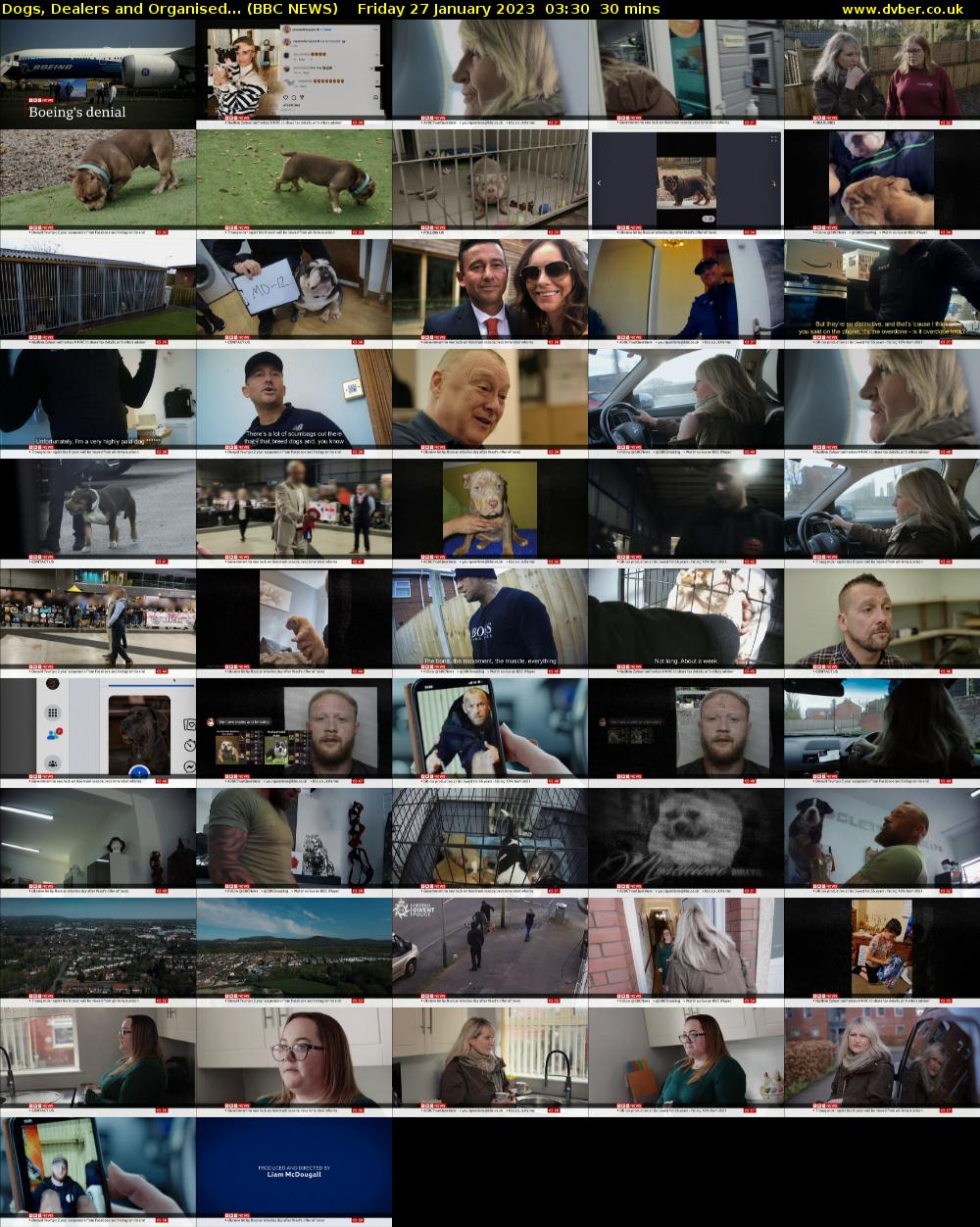Dogs, Dealers and Organised... (BBC NEWS) Friday 27 January 2023 03:30 - 04:00