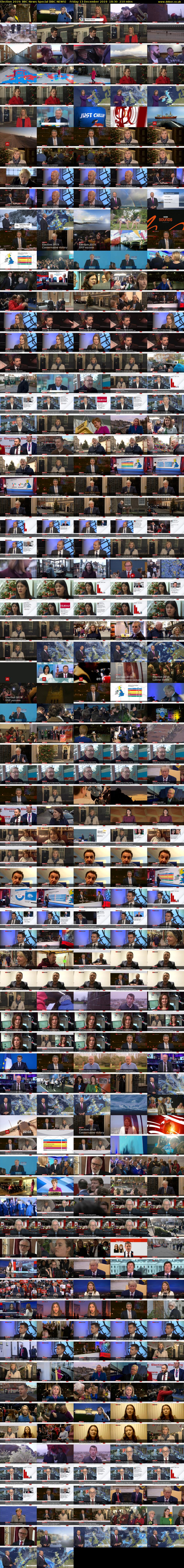 Election 2019: BBC News Special (BBC NEWS) Friday 13 December 2019 18:30 - 22:00