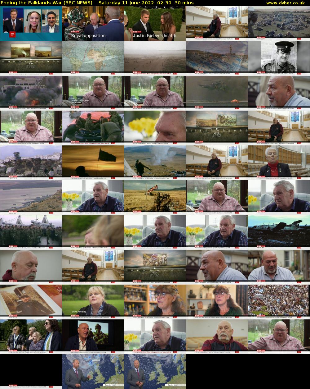 Ending the Falklands War (BBC NEWS) Saturday 11 June 2022 02:30 - 03:00