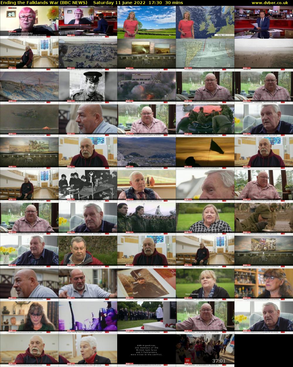 Ending the Falklands War (BBC NEWS) Saturday 11 June 2022 17:30 - 18:00