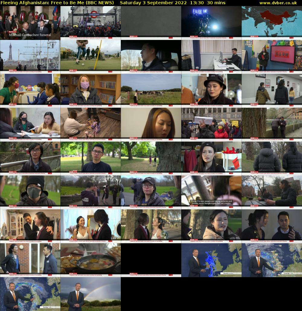 Fleeing Afghanistan: Free to Be Me (BBC NEWS) Saturday 3 September 2022 13:30 - 14:00