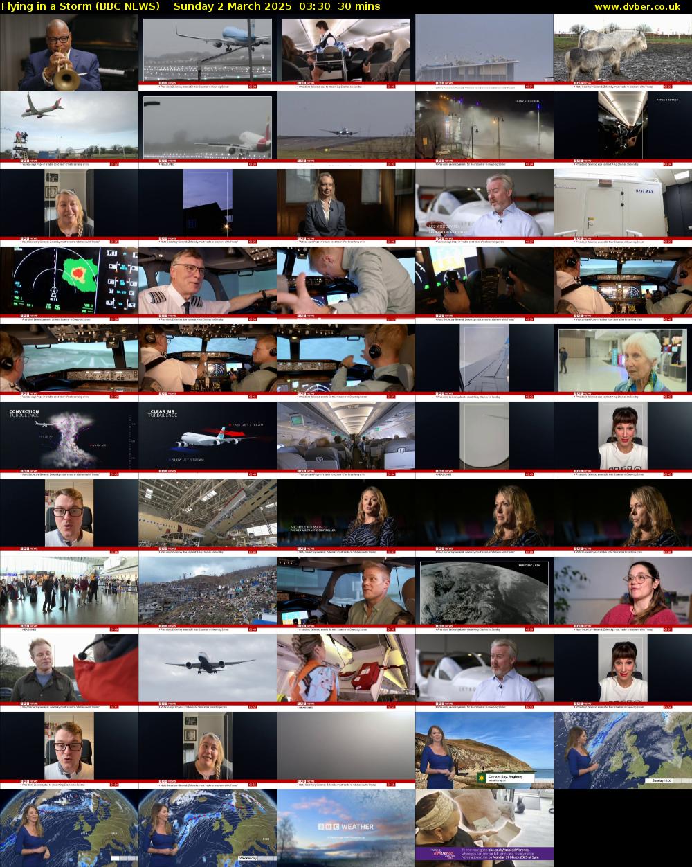 Flying in a Storm (BBC NEWS) Sunday 2 March 2025 03:30 - 04:00
