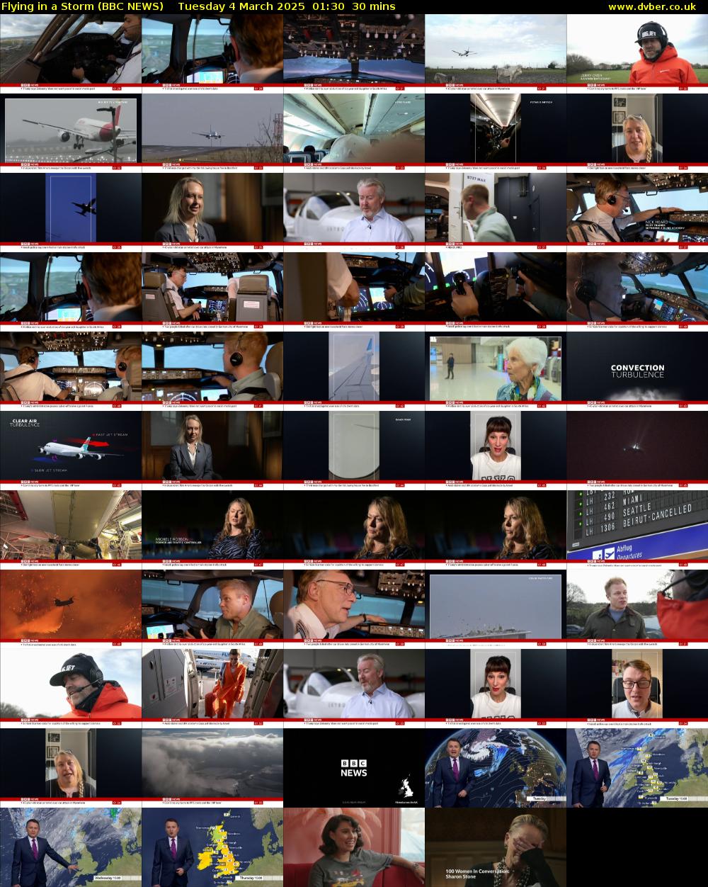 Flying in a Storm (BBC NEWS) Tuesday 4 March 2025 01:30 - 02:00