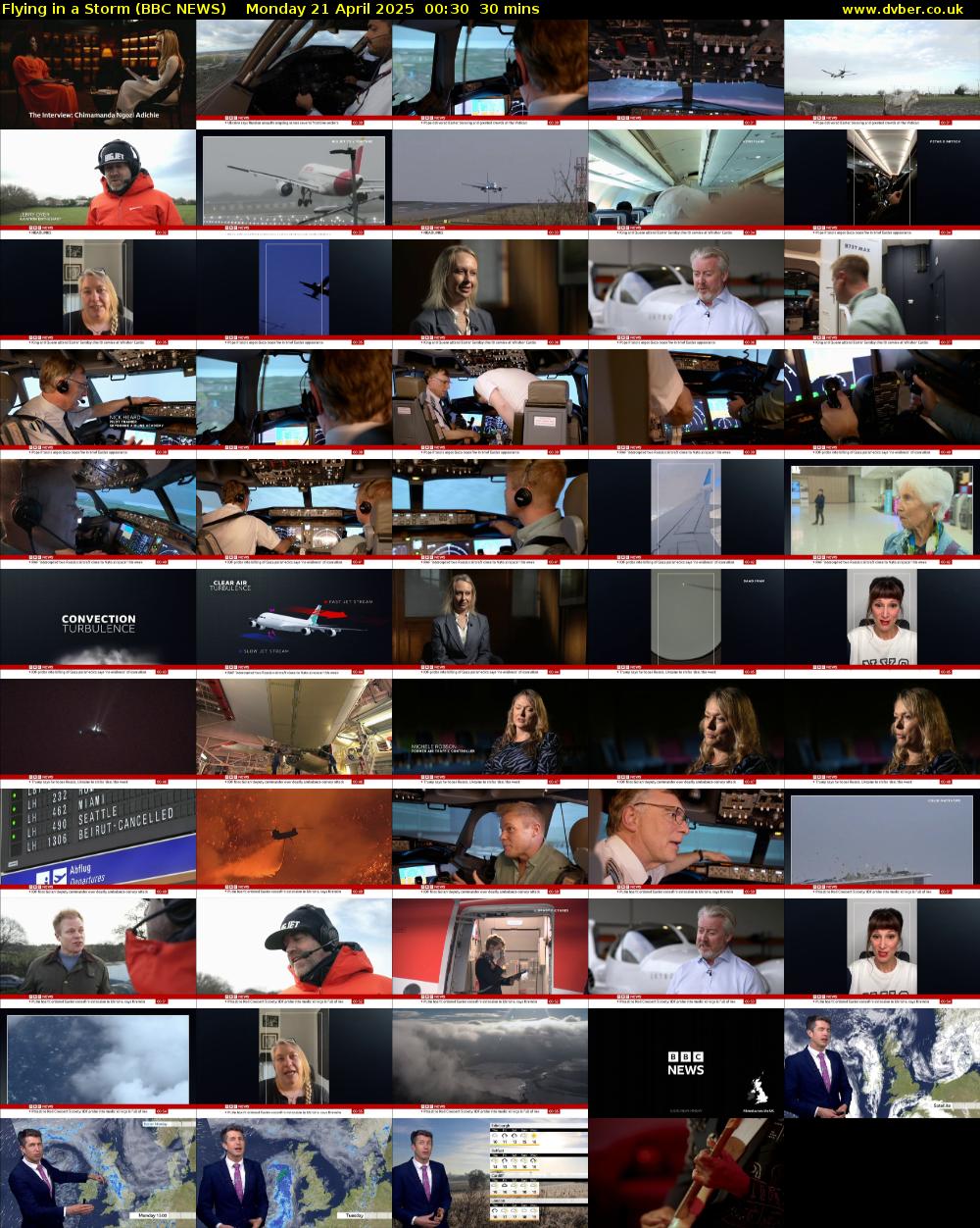 Flying in a Storm (BBC NEWS) Monday 21 April 2025 00:30 - 01:00