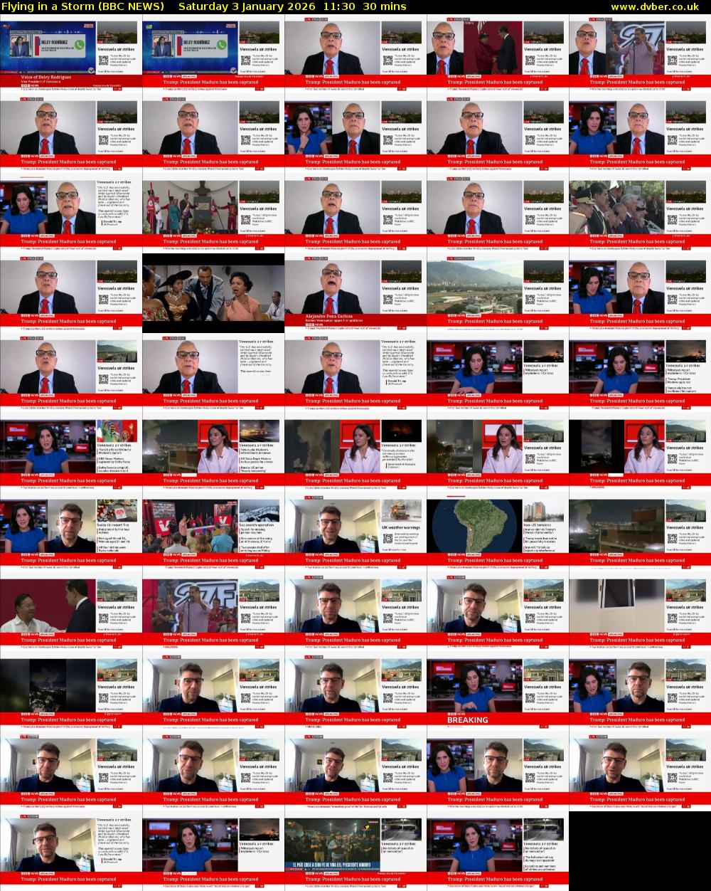 Flying in a Storm (BBC NEWS) Saturday 3 January 2026 11:30 - 12:00