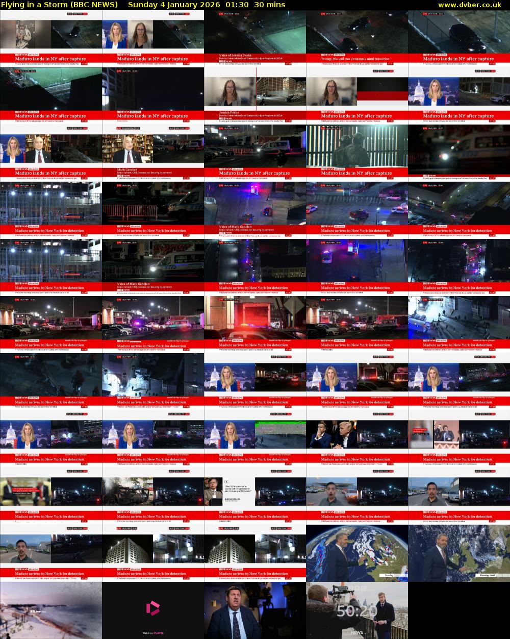 Flying in a Storm (BBC NEWS) Sunday 4 January 2026 01:30 - 02:00