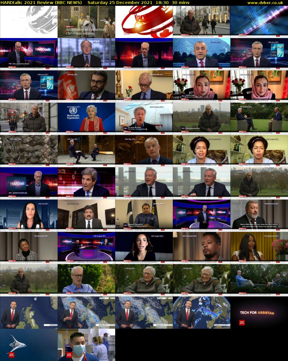 HARDtalk: 2021 Review (BBC NEWS) Saturday 25 December 2021 18:30 - 19:00