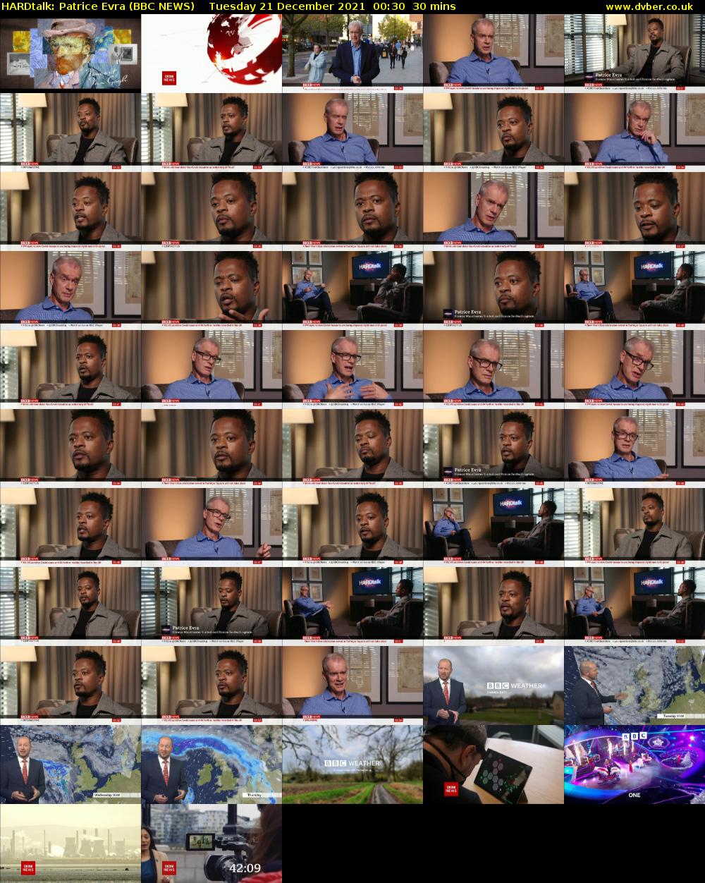 HARDtalk: Patrice Evra (BBC NEWS) Tuesday 21 December 2021 00:30 - 01:00