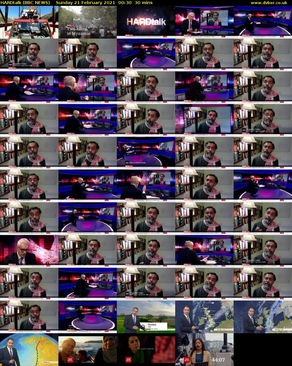 HARDtalk (BBC NEWS) Sunday 21 February 2021 00:30 - 01:00