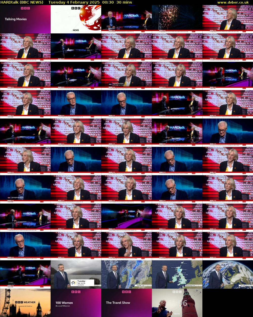 HARDtalk (BBC NEWS) Tuesday 4 February 2025 00:30 - 01:00