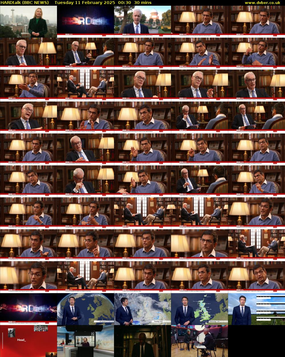 HARDtalk (BBC NEWS) Tuesday 11 February 2025 00:30 - 01:00