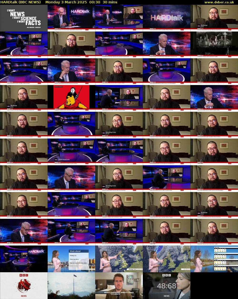 HARDtalk (BBC NEWS) Monday 3 March 2025 00:30 - 01:00