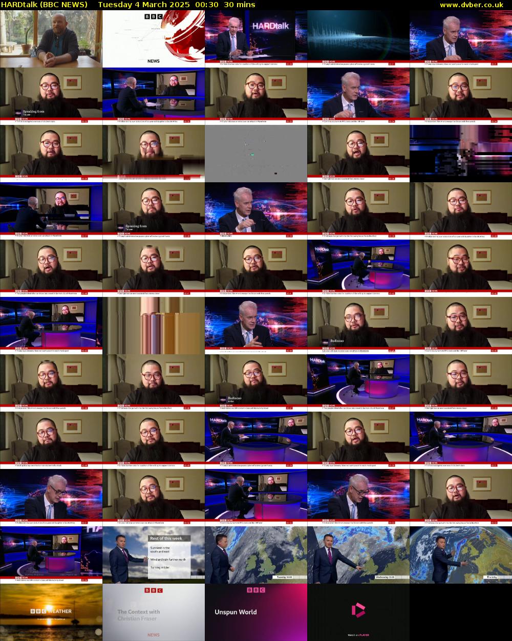 HARDtalk (BBC NEWS) Tuesday 4 March 2025 00:30 - 01:00