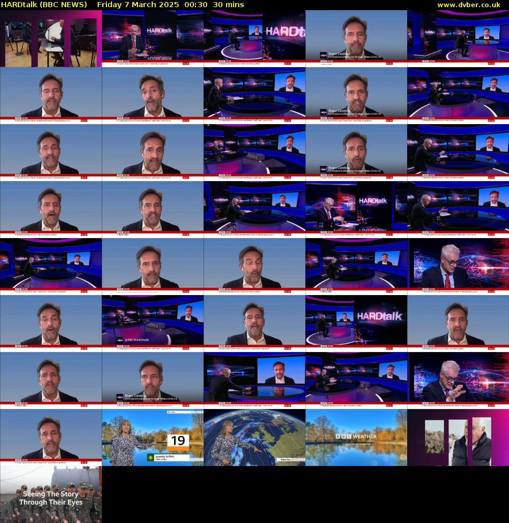 HARDtalk (BBC NEWS) Friday 7 March 2025 00:30 - 01:00