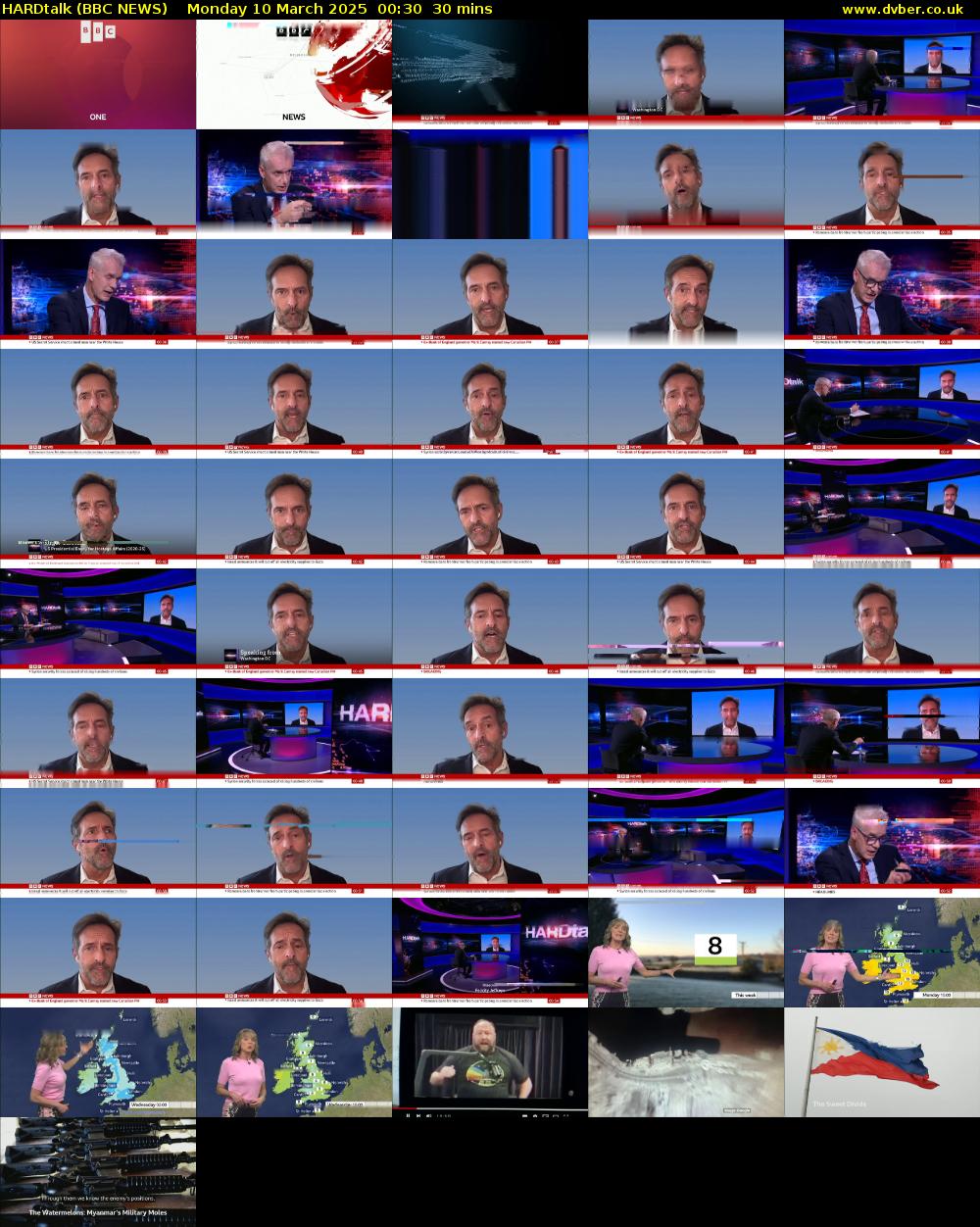 HARDtalk (BBC NEWS) Monday 10 March 2025 00:30 - 01:00