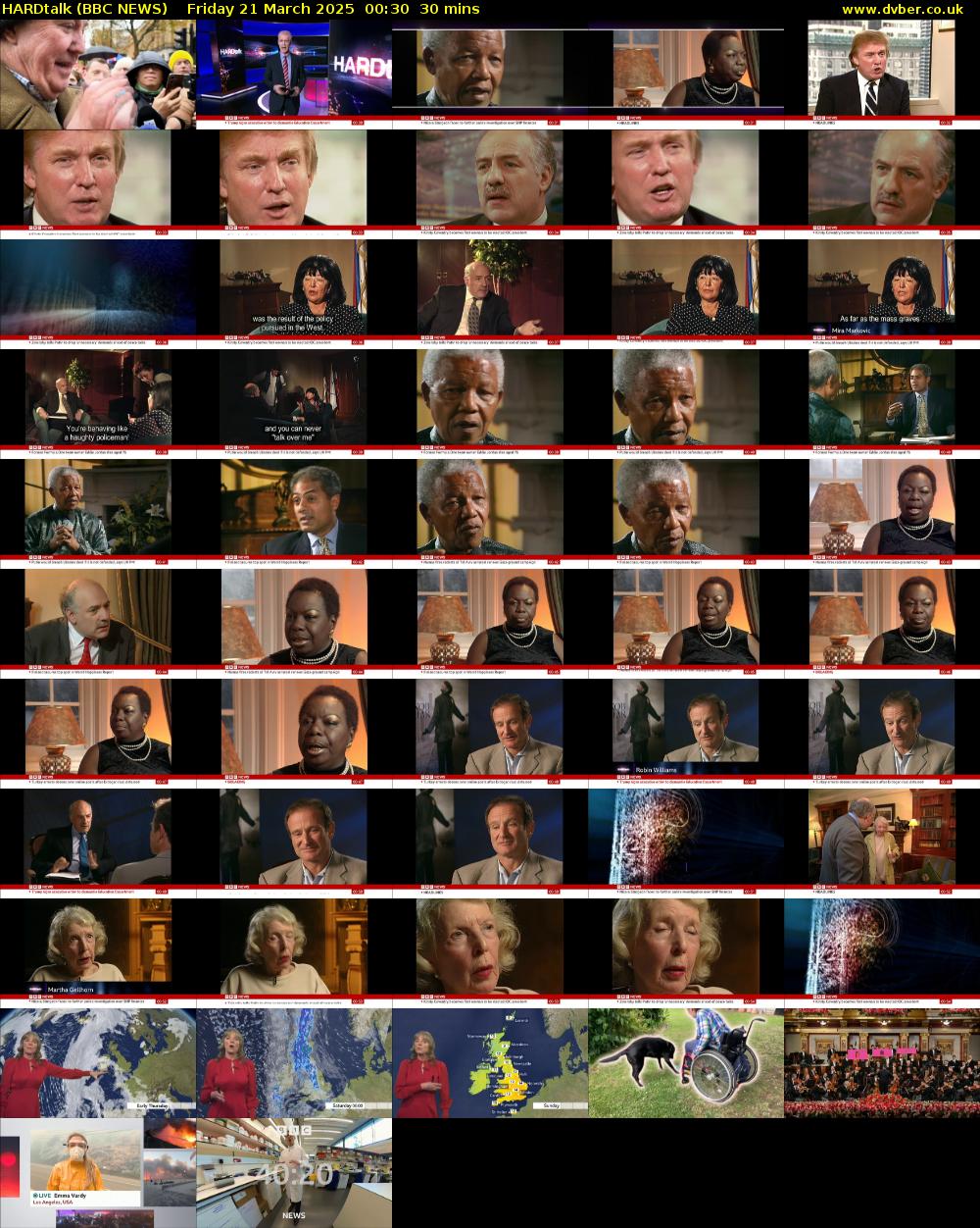 HARDtalk (BBC NEWS) Friday 21 March 2025 00:30 - 01:00