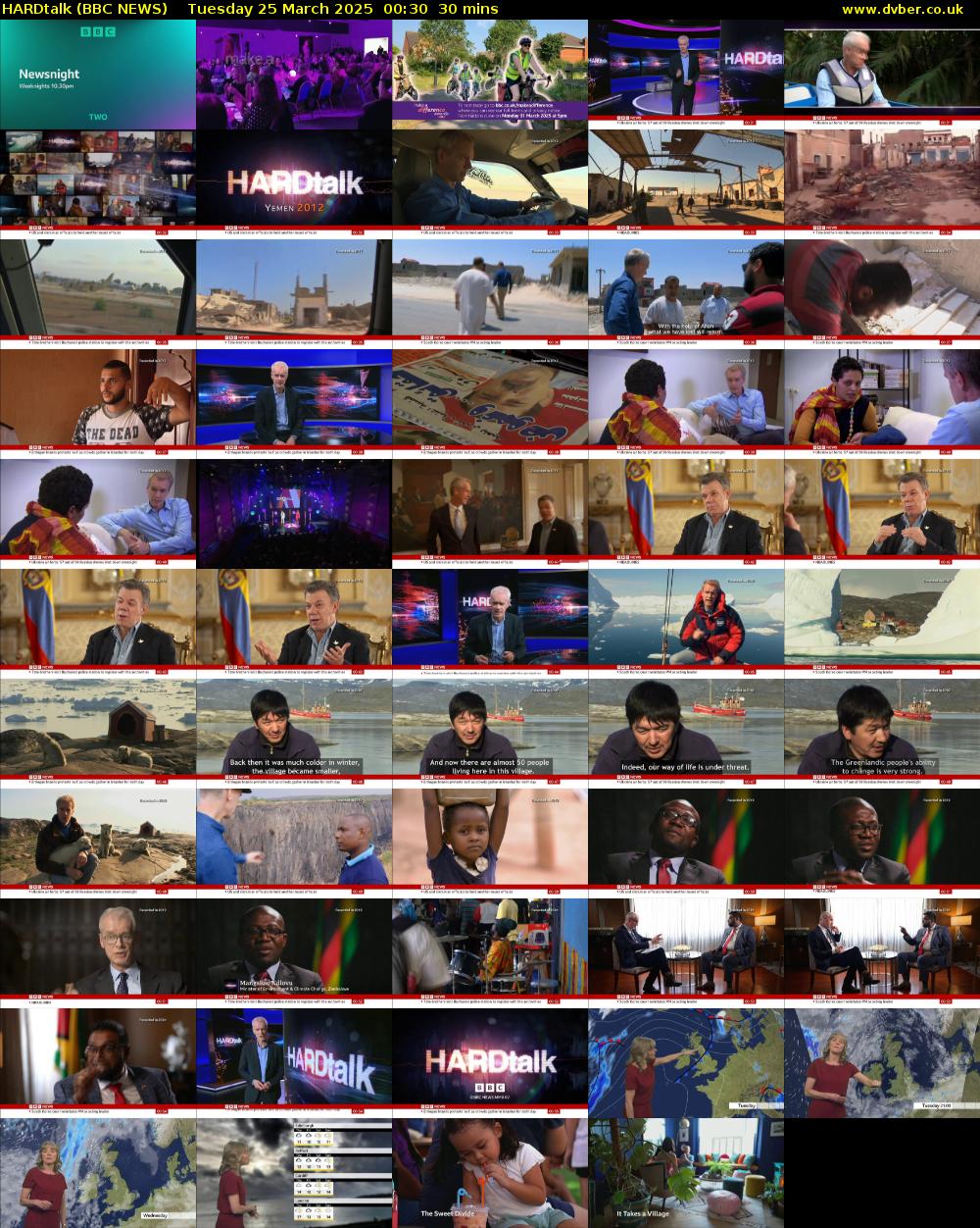 HARDtalk (BBC NEWS) Tuesday 25 March 2025 00:30 - 01:00