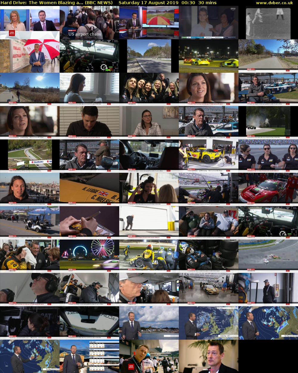 Hard Drive: The Women Blazing a... (BBC NEWS) Saturday 17 August 2019 00:30 - 01:00