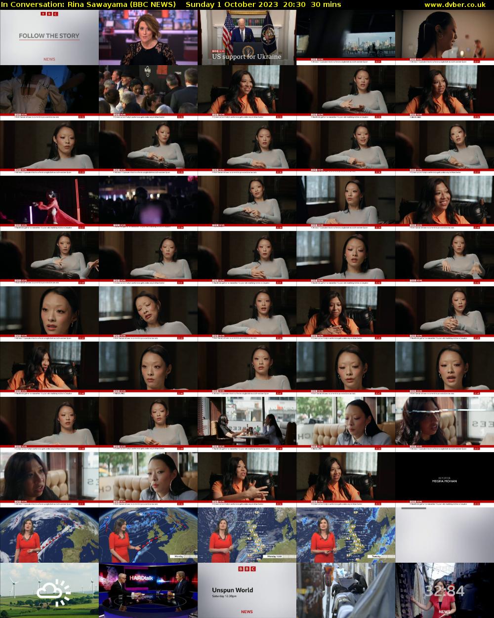 In Conversation: Rina Sawayama (BBC NEWS) Sunday 1 October 2023 20:30 - 21:00