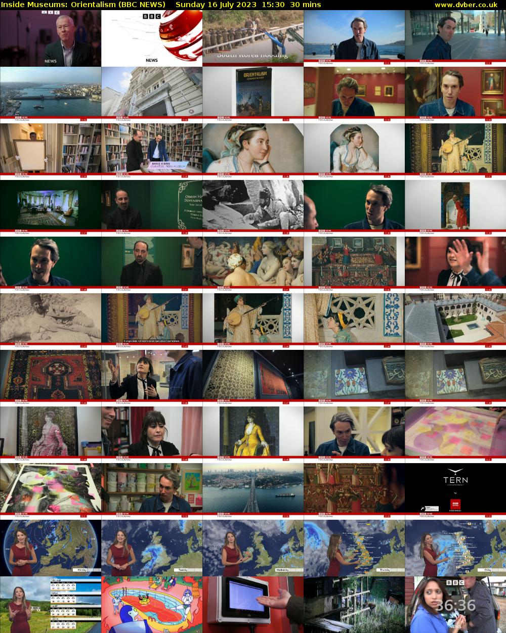 Inside Museums: Orientalism (BBC NEWS) Sunday 16 July 2023 15:30 - 16:00