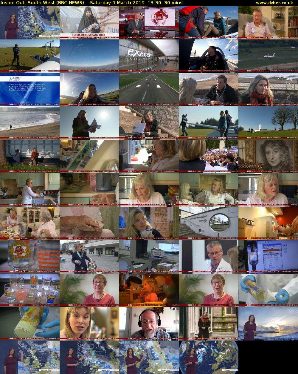 Inside Out: South West (BBC NEWS) Saturday 9 March 2019 13:30 - 14:00
