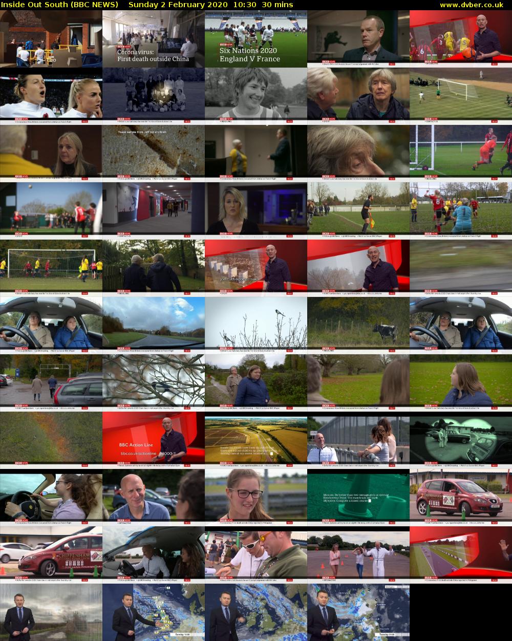 Inside Out South (BBC NEWS) Sunday 2 February 2020 10:30 - 11:00