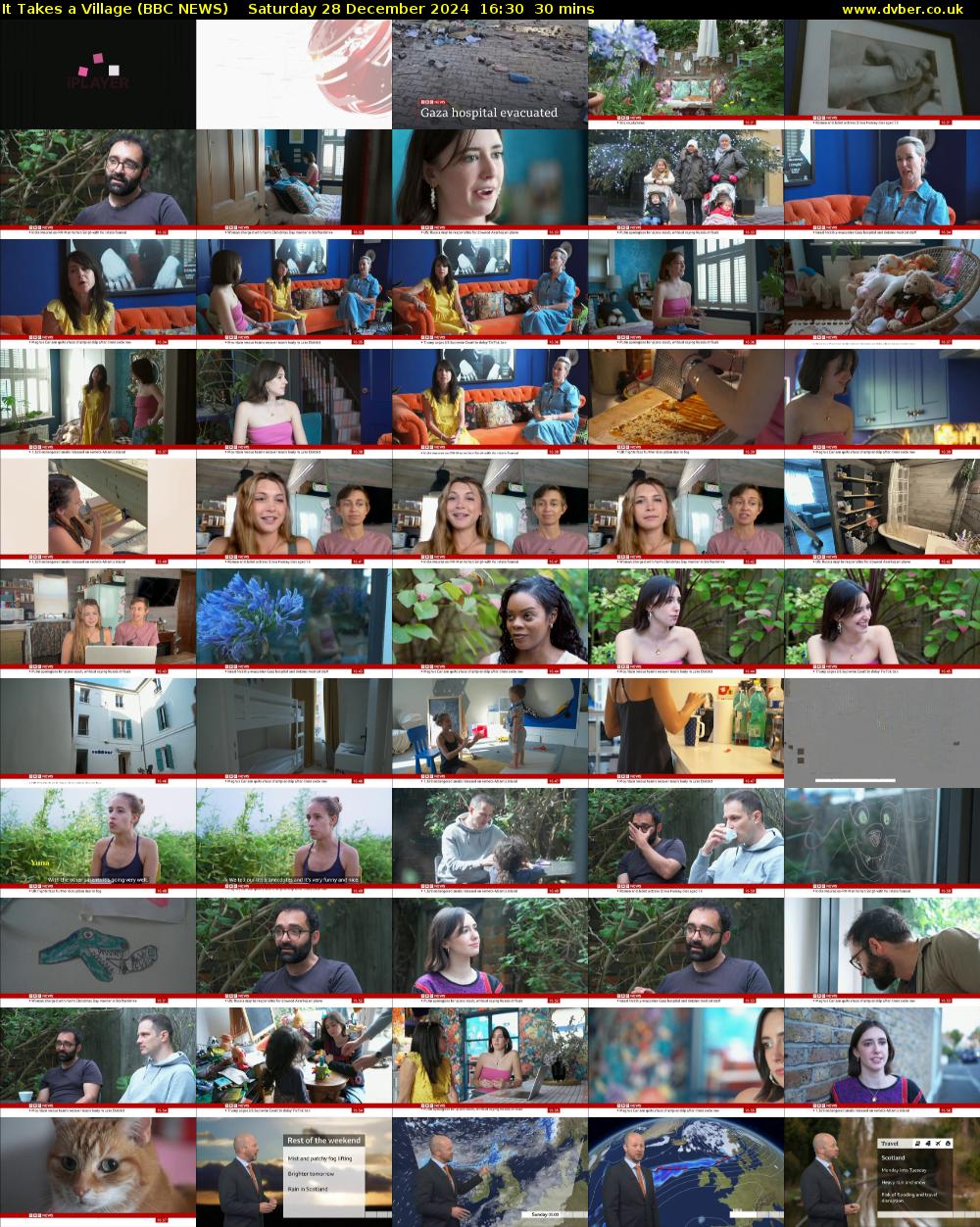 It Takes a Village (BBC NEWS) Saturday 28 December 2024 16:30 - 17:00