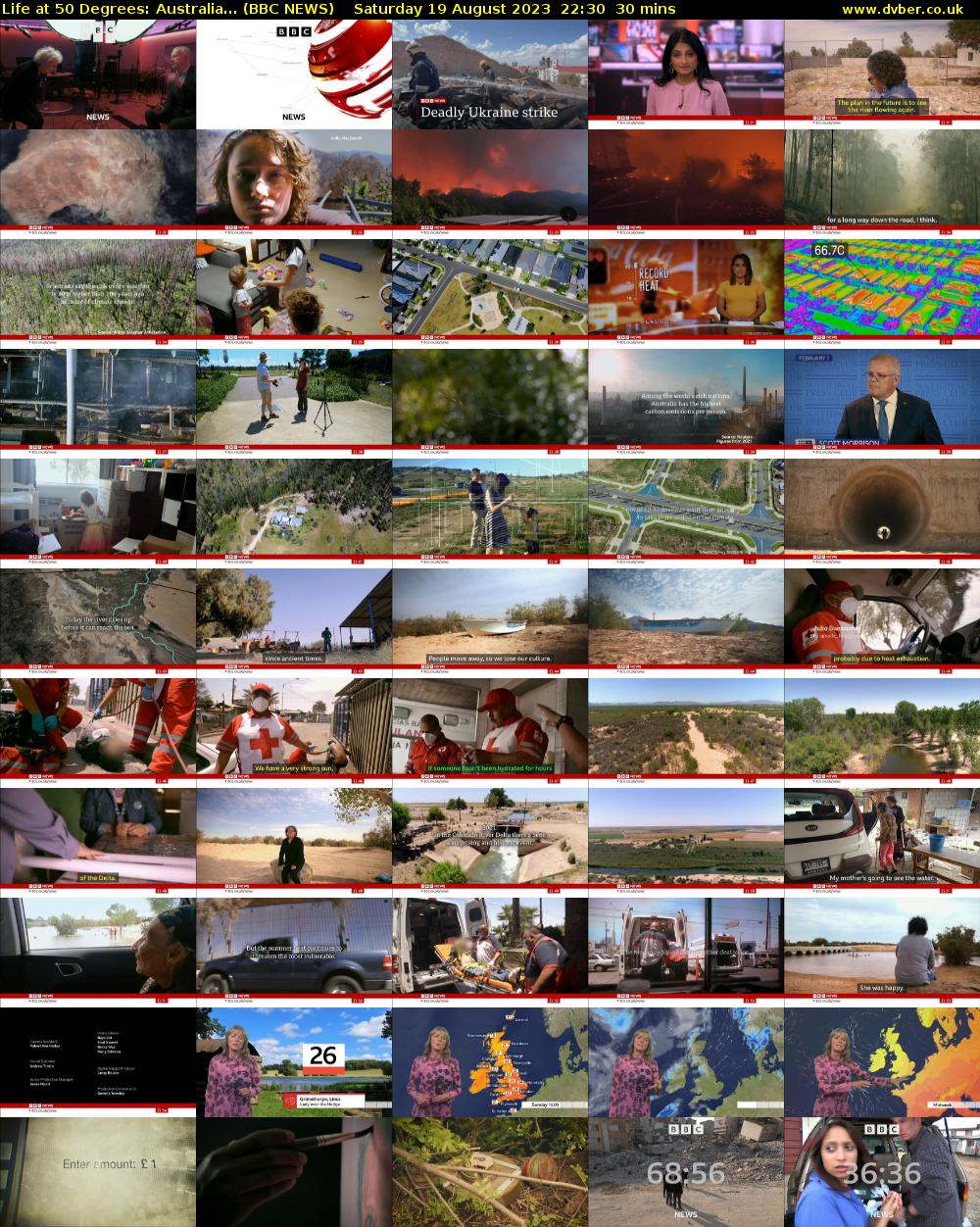 Life at 50 Degrees: Australia... (BBC NEWS) Saturday 19 August 2023 22:30 - 23:00