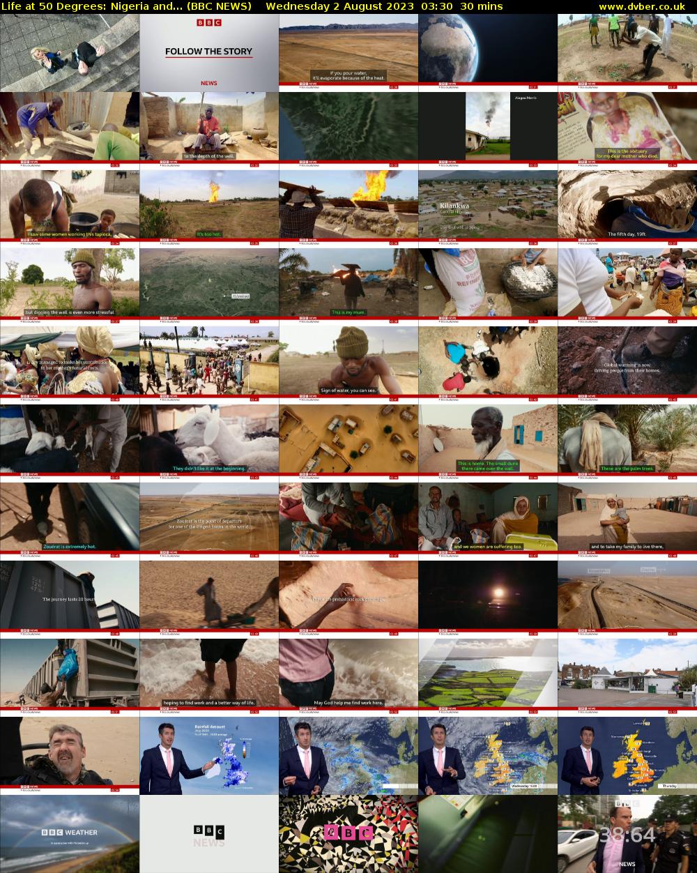 Life at 50 Degrees: Nigeria and... (BBC NEWS) Wednesday 2 August 2023 03:30 - 04:00