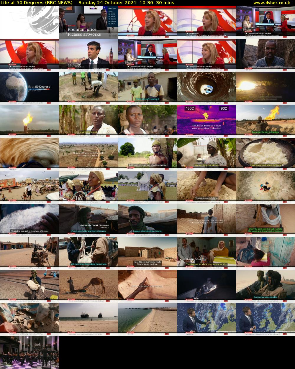 Life at 50 Degrees (BBC NEWS) Sunday 24 October 2021 10:30 - 11:00