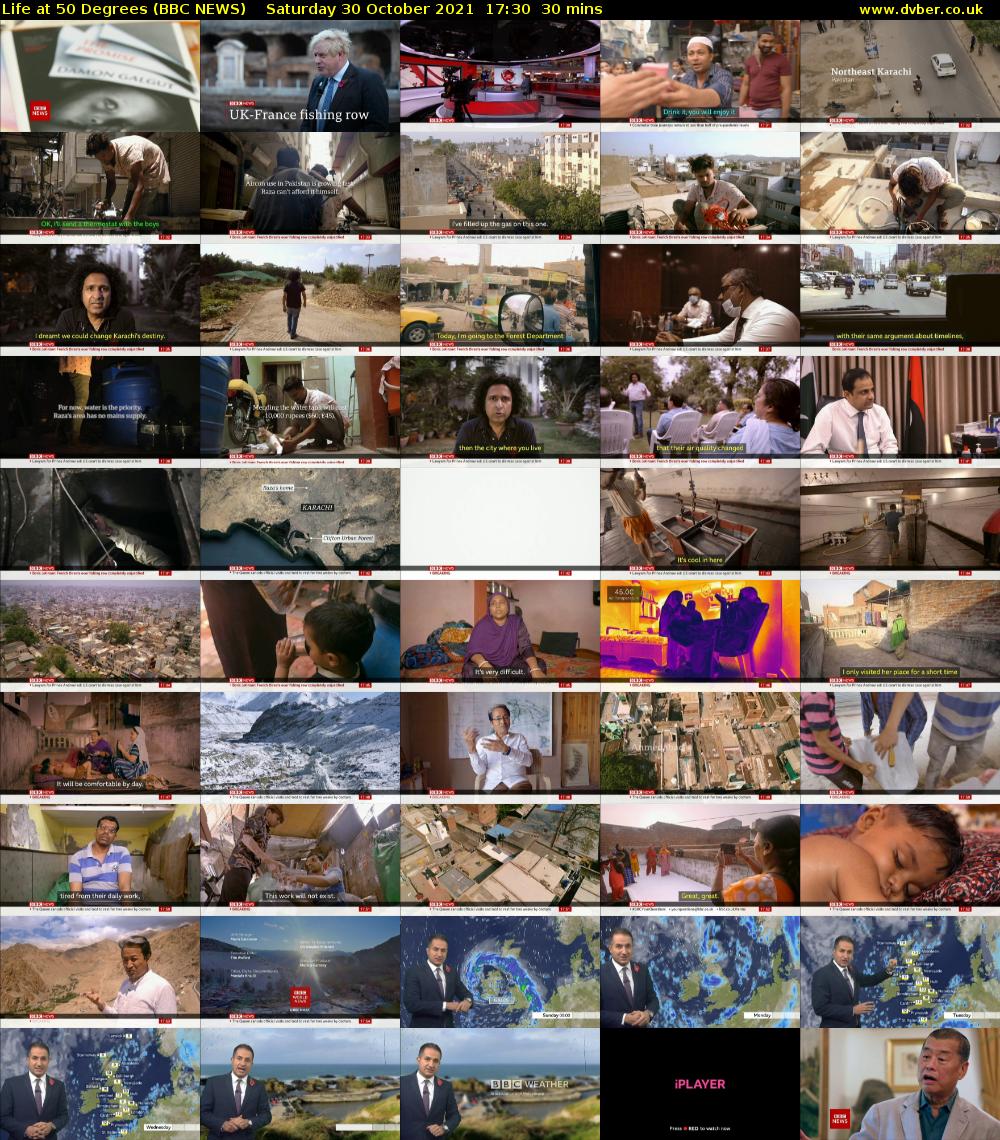 Life at 50 Degrees (BBC NEWS) Saturday 30 October 2021 17:30 - 18:00