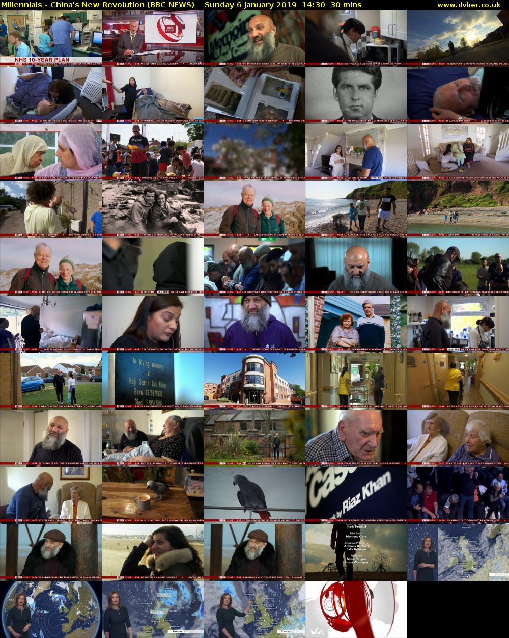 Millennials - China's New Revolution (BBC NEWS) Sunday 6 January 2019 14:30 - 15:00