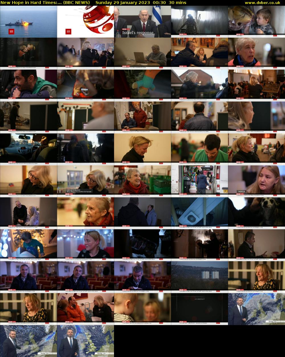 New Hope in Hard Times:... (BBC NEWS) Sunday 29 January 2023 00:30 - 01:00